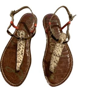 Sam Edelman GiGi Animal Print Thong Sandals